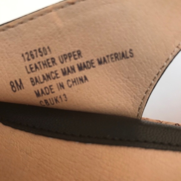 Sofft Peep Toe Wedges Black Leather Size 8 - Picture 10 of 14